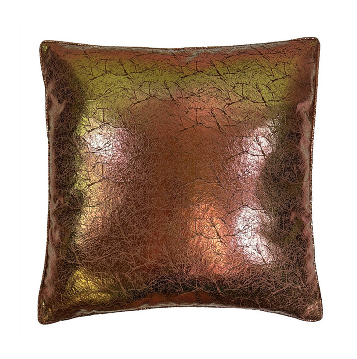 Dancer Copper Metallic Pillow