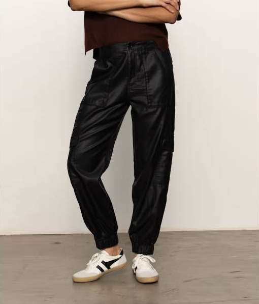Coated Twill Joggers - 13 Hub Lane   |  Joggers