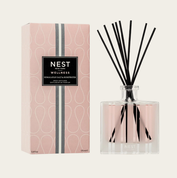 NEST Himalayan Salt & Rosewater Reed Diffuser