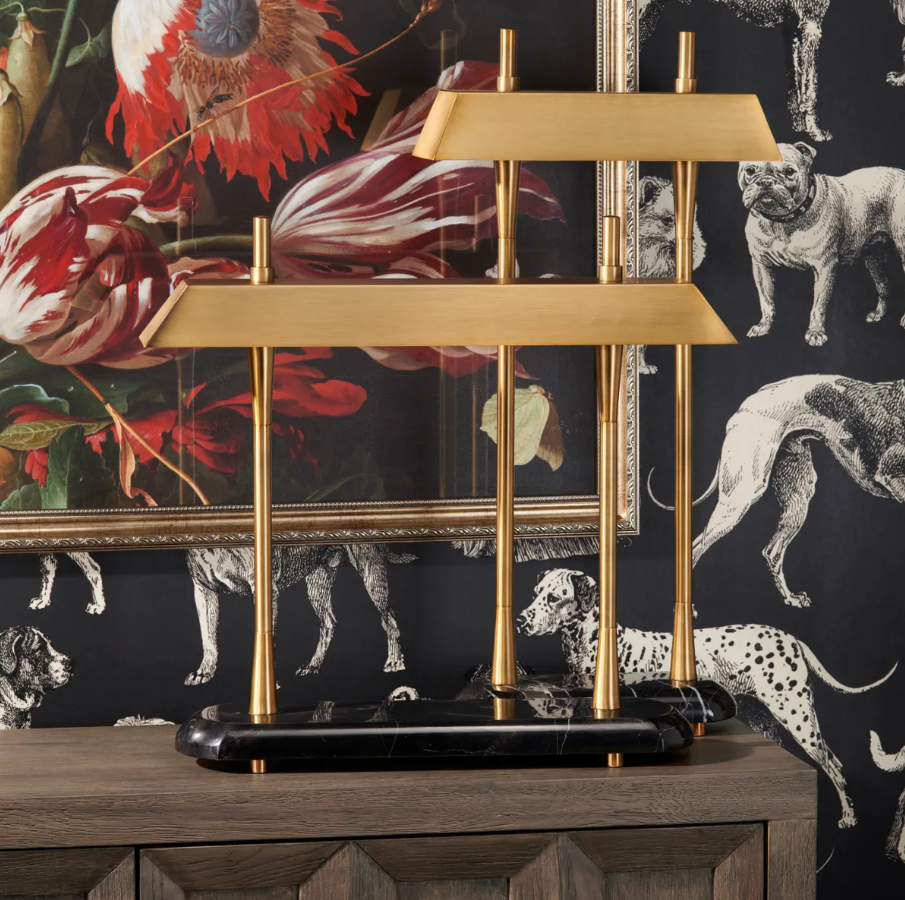 Rennick Table Lamp - 13 Hub Lane   |  Brass Table Lamps