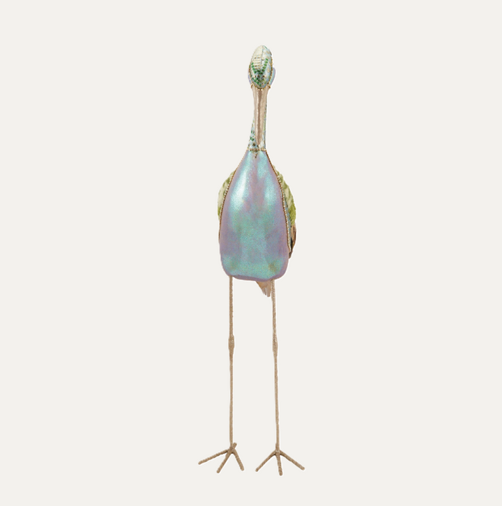 Feather & Jewel-Adorned Crane