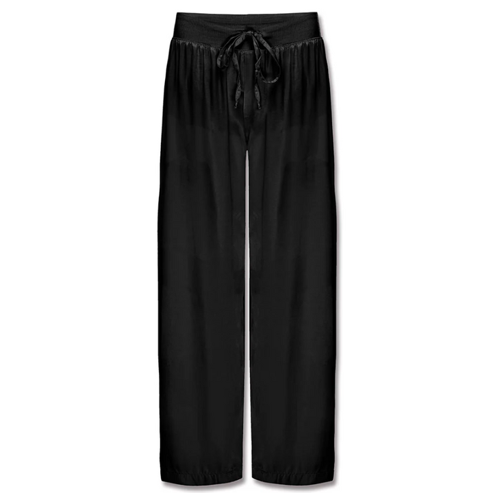 PJ Harlow Jolie Capri Satin Pant, Black