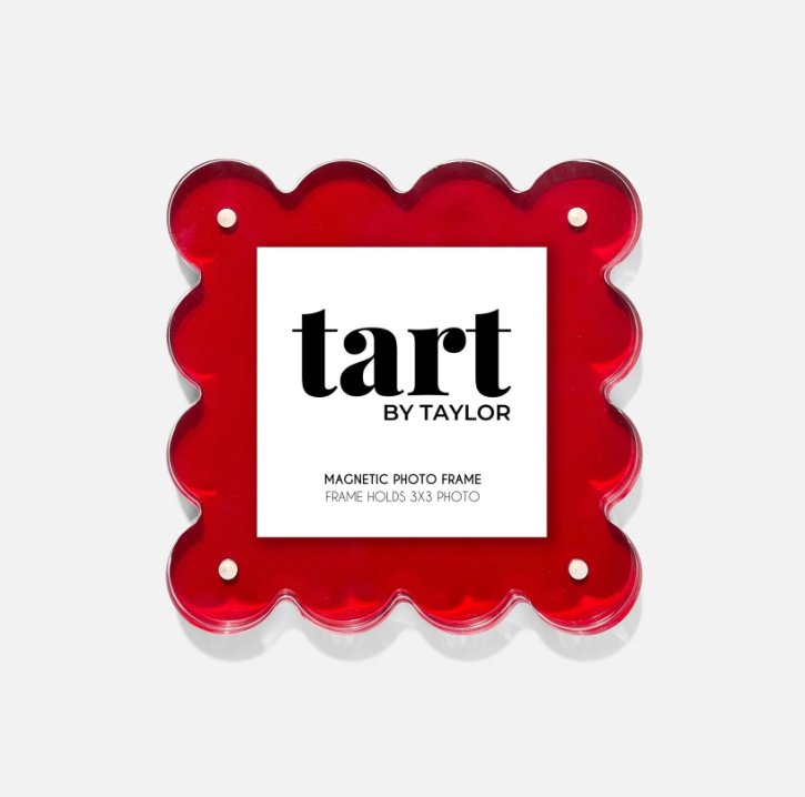 Mini Acrylic Frame, Red - 13 Hub Lane   |  Acrylic Frames