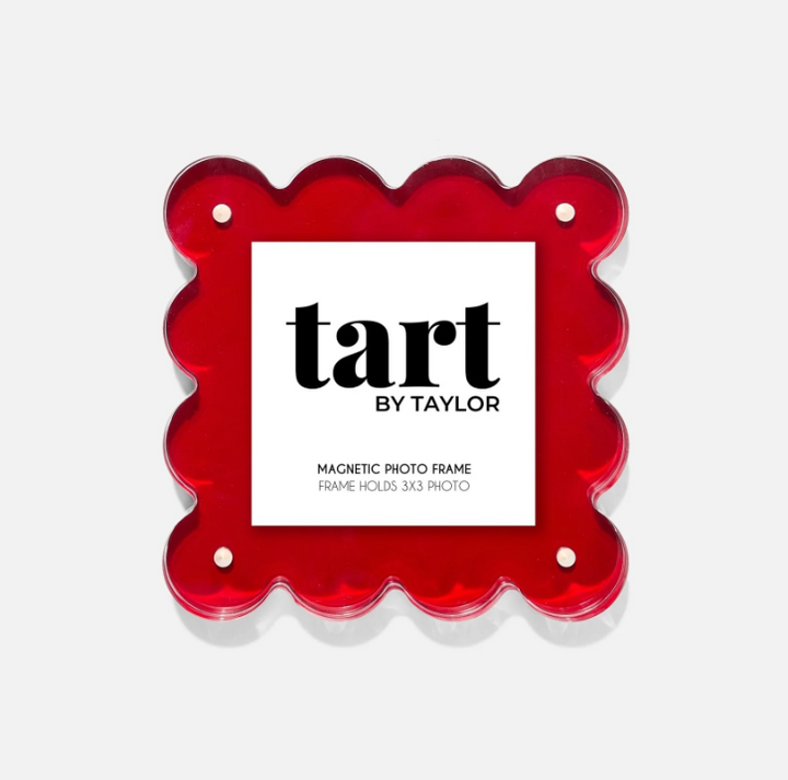 Mini Acrylic Frame, Red - 13 Hub Lane   |  Acrylic Frames