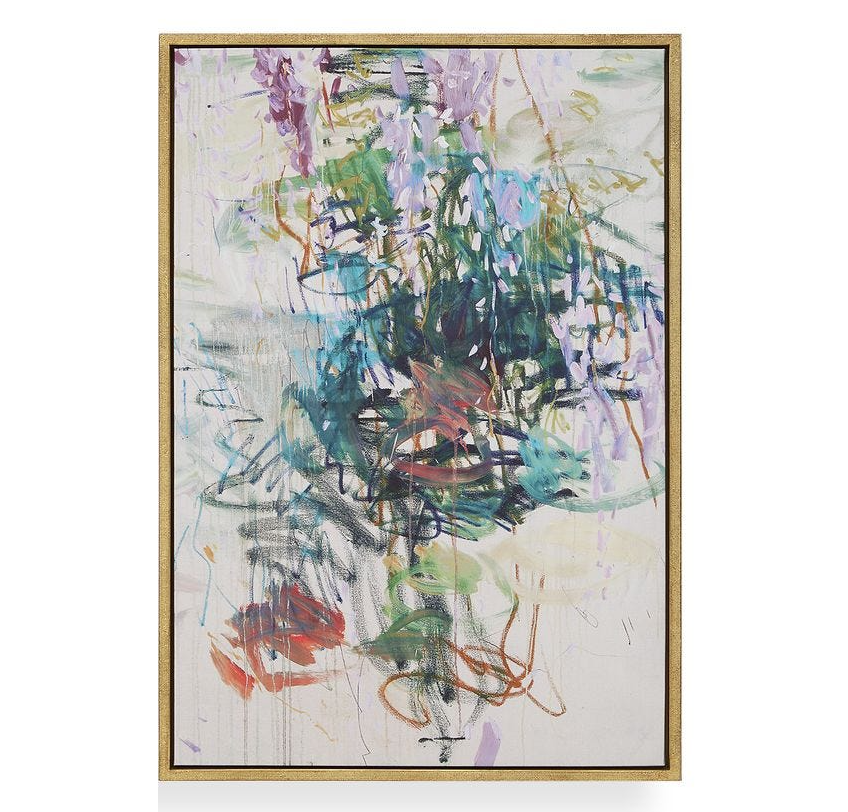Wisteria Pond Framed Canvas
