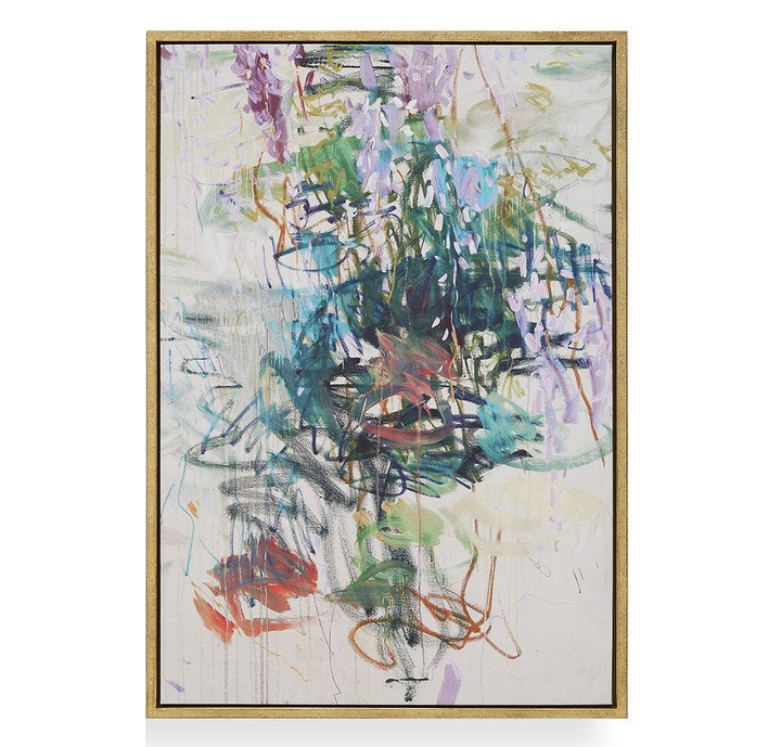 Wisteria Pond Framed Canvas