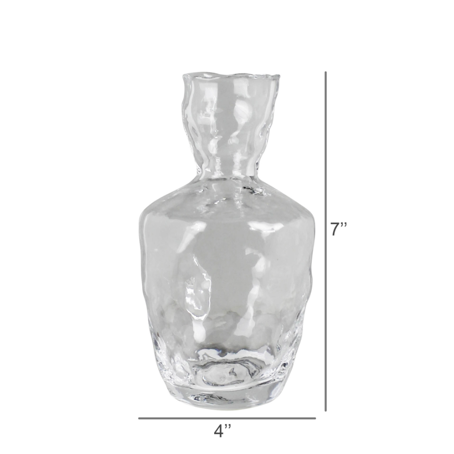 Organic Vase w/ Tall Neck - 13 Hub Lane   |  Glass Vases