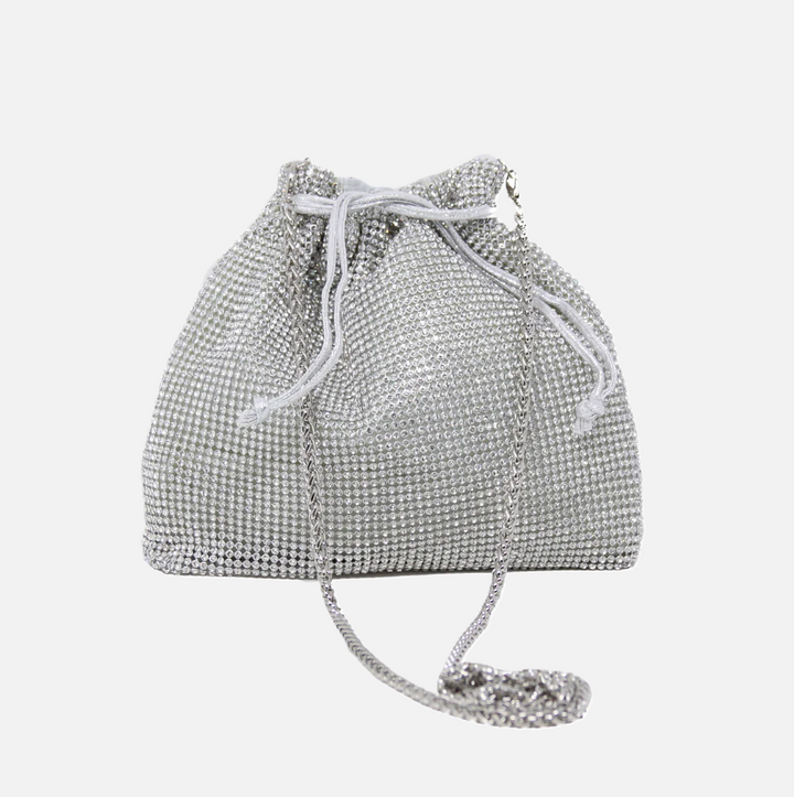 Evening Pouch Clutch, Silver - 13 Hub Lane   |  Evening Clutches