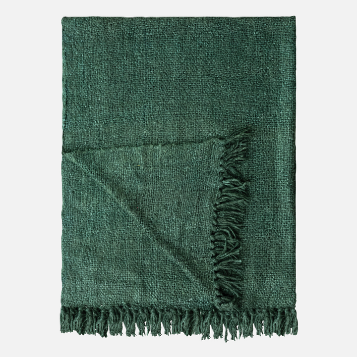 Woven Viscose Throw w/ Fringe