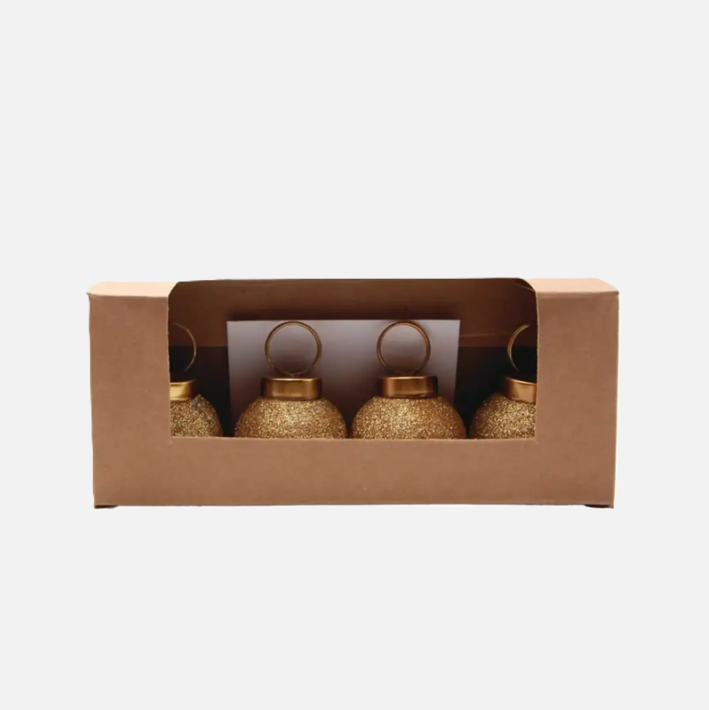 Glass Ball Ornament Placecard Holders - 13 Hub Lane   |  Place Cards