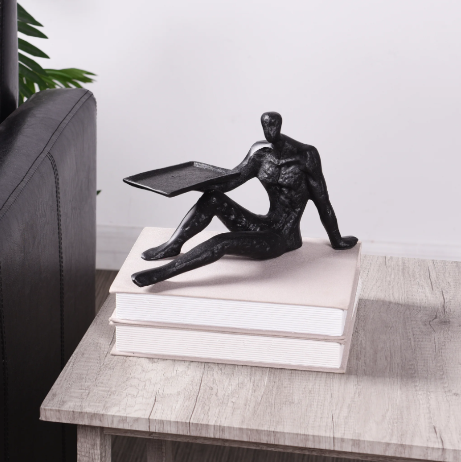 Dann Foley Lifestyle Tray Man Sculpture - Thumbnail 4