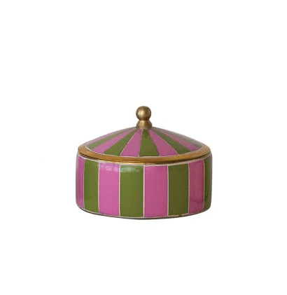 Round Striped Box