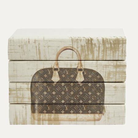 Louis Handbag Book Stack