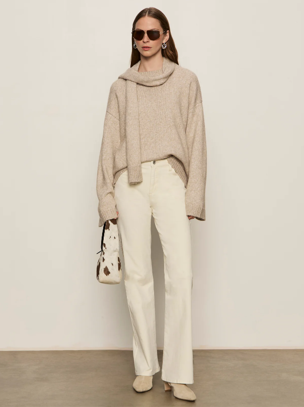 Go-To Sweater, Heathered Wheat