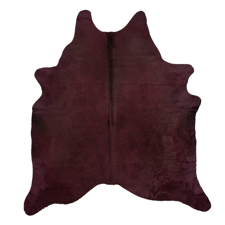 Raspberry Dyed Cowhide