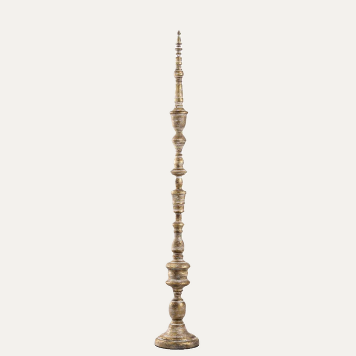 Metal Table Top Finial, Antique Gold - 13 Hub Lane   |  