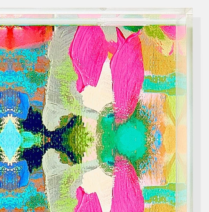 Pink Paradise Tray - 13 Hub Lane   |  Acrylic Trays