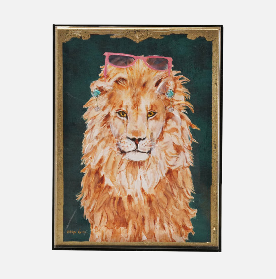 Hand-Painted Framed in Smoke Acrylic Box - 13 Hub Lane   |  Hand-Painted Art