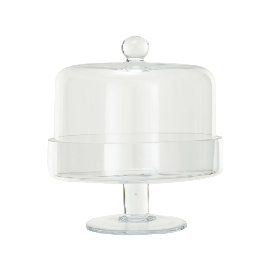 Glass Pedestal w/ Cloche