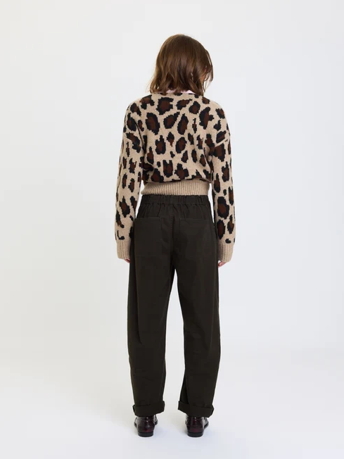 Villa Drawstring Barrel Pant, Fern