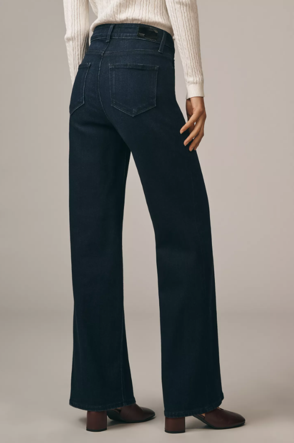 Paige Anessa Wide Leg Jean, Sussex
