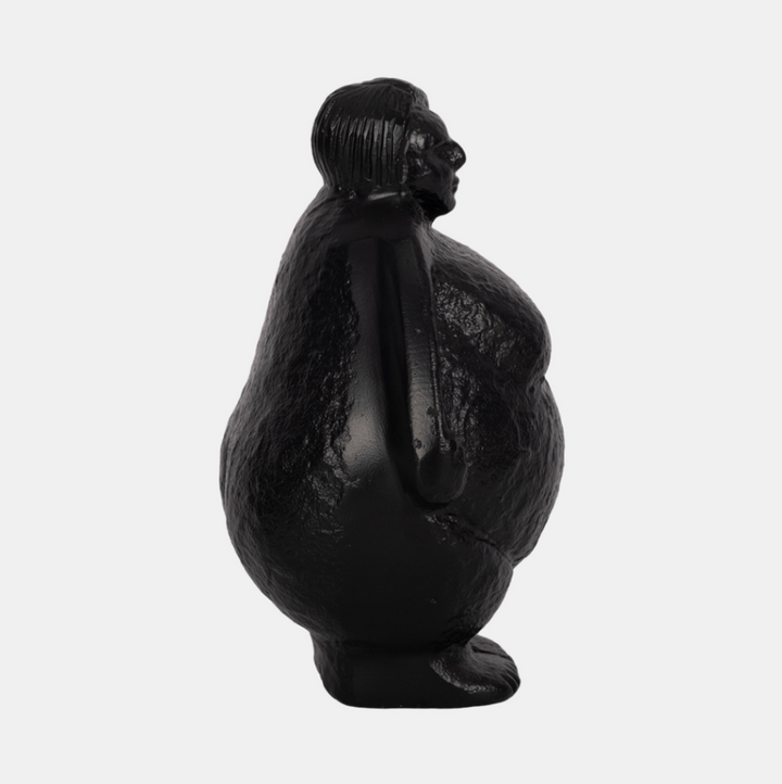 Full Figured Woman Statuette, Black