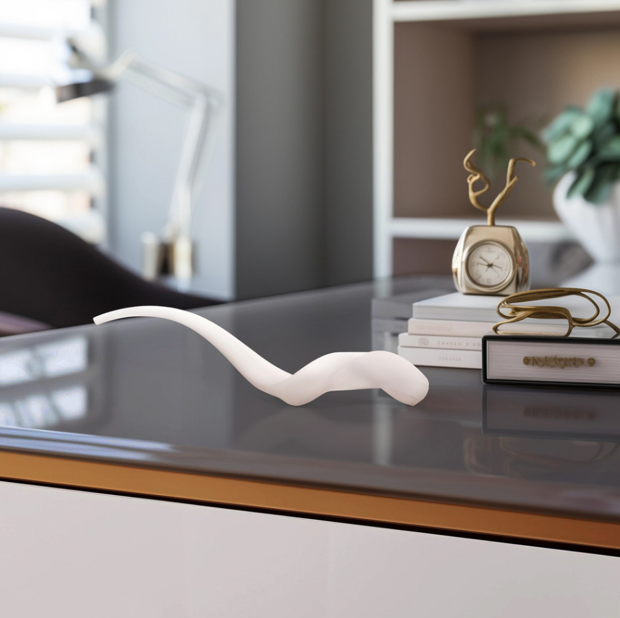 Bente Frosted Glass Antler