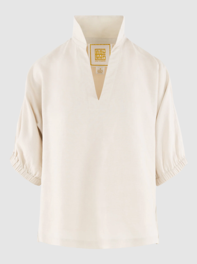 Poppy Top - Sandshell Linen - 13 Hub Lane   |  