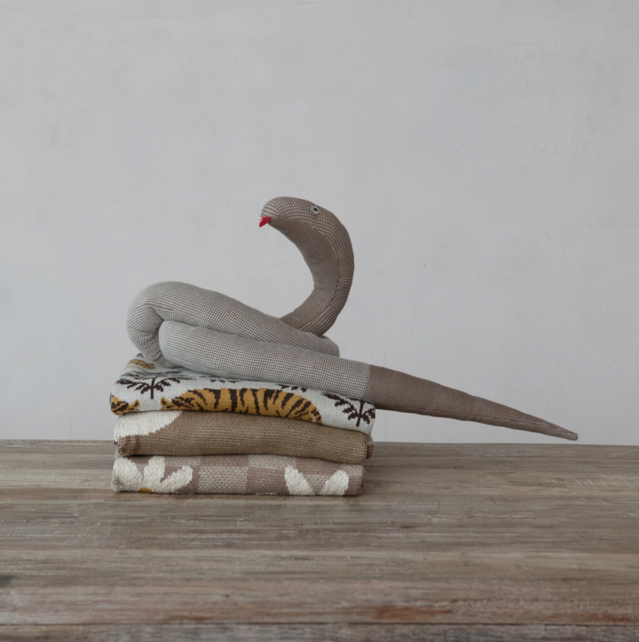 Cotton Knit Baby Blanket w/ Ducklings - 13 Hub Lane   |  Baby Blankets