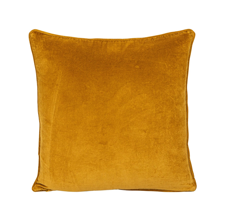 Cotton Velvet Embroidered Pillow