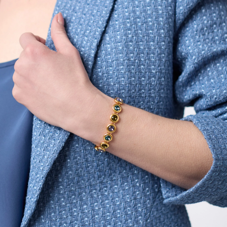 Julie Vos Rainbow Tennis Bracelet, Champagne Radiance - 13 Hub Lane   |  Tennis Bracelets