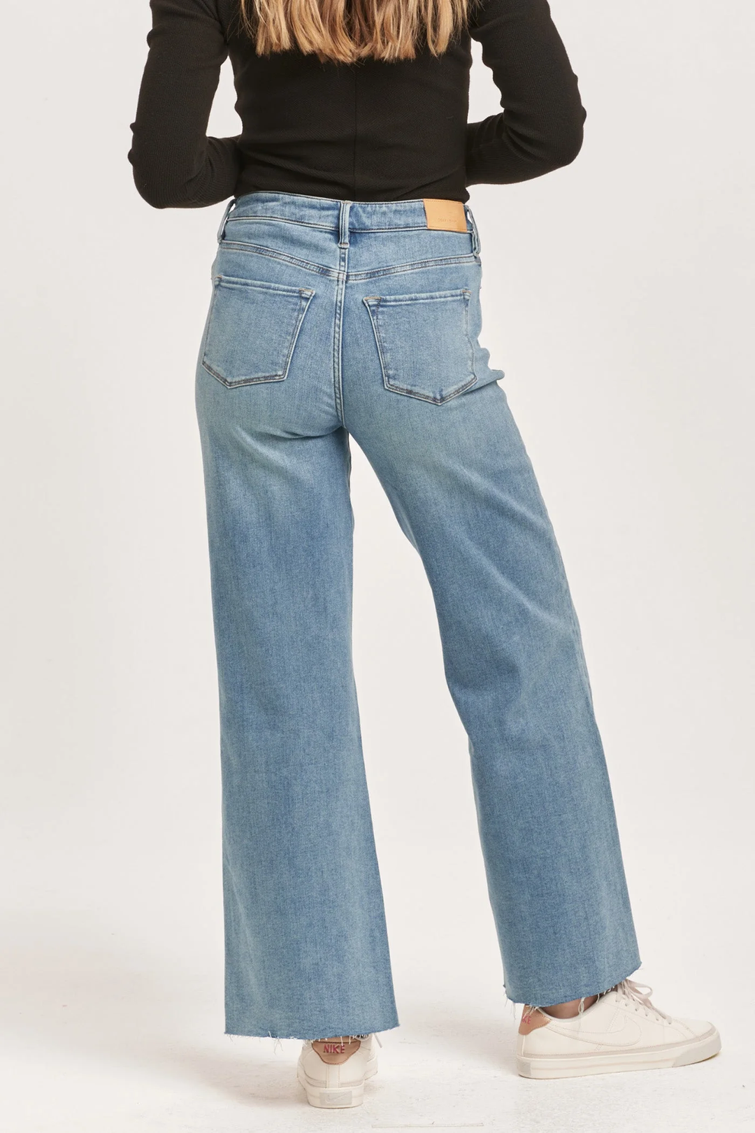 FIONA HIGH RISE WIDE LEG JEANS ARCTIC DENIM