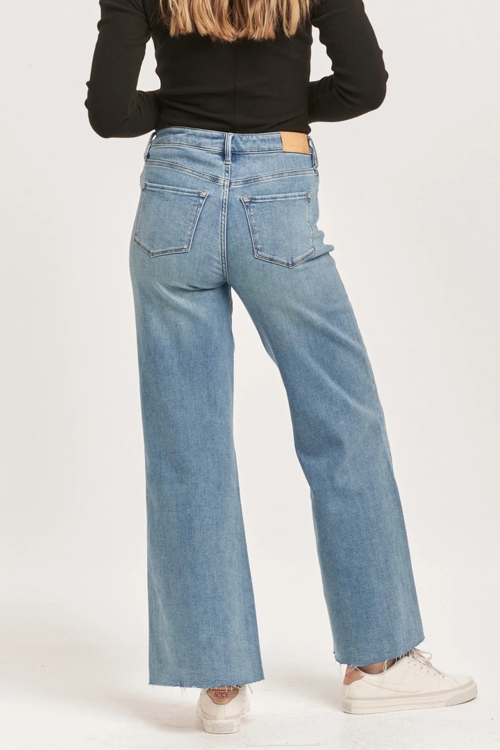 FIONA HIGH RISE WIDE LEG JEANS ARCTIC DENIM