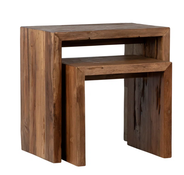 Chilton Teak Side Tables - 13 Hub Lane   |  Nesting Tables