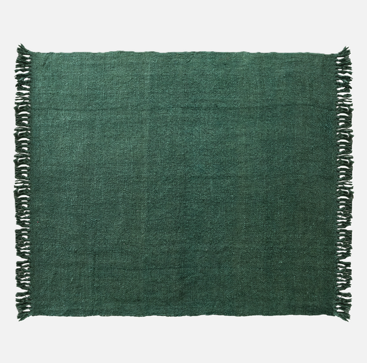 Woven Viscose Throw w/ Fringe