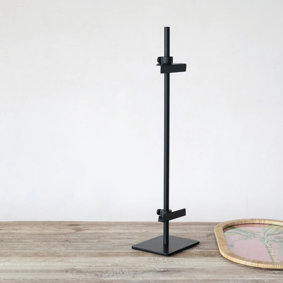 Metal Adjustable Easel, Black - 13 Hub Lane   |  Easels