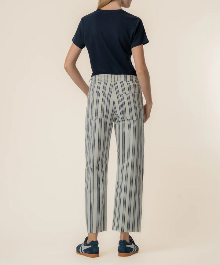Kut From the Kloth Gwen High Rise, Navy & Ivory