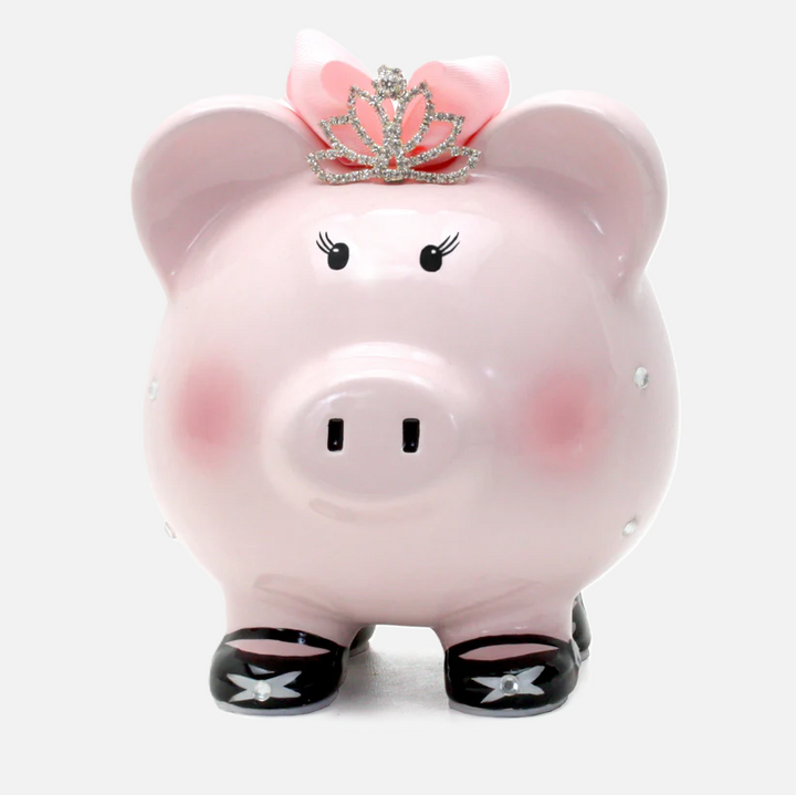 Princess Large Piggy Bank, Pink