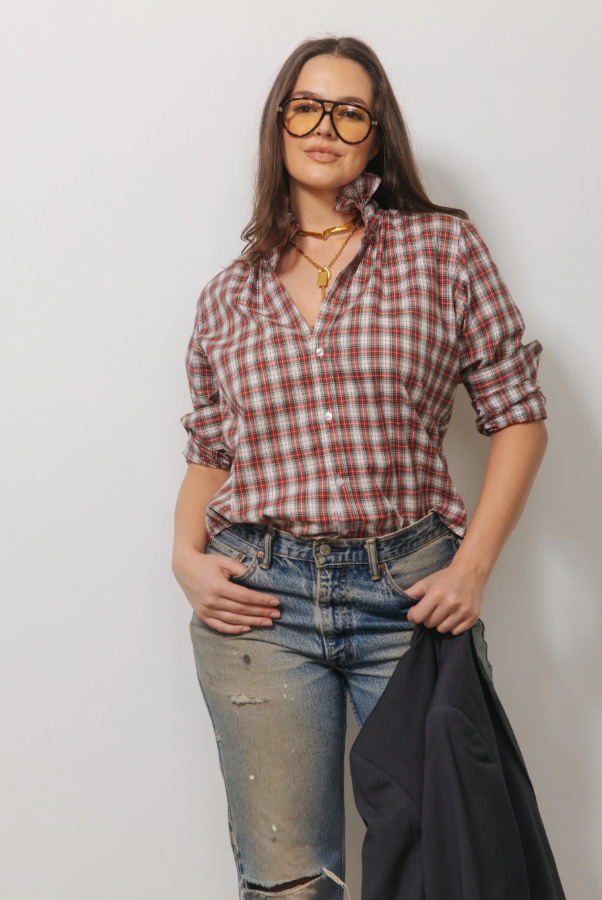 KMJ Quarantina Holiday Plaid Shirt