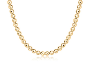 enewton Choker Classic Gold Bead Necklace - 13 Hub Lane   |  