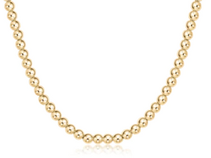 enewton Choker Classic Gold Bead Necklace - 13 Hub Lane   |  