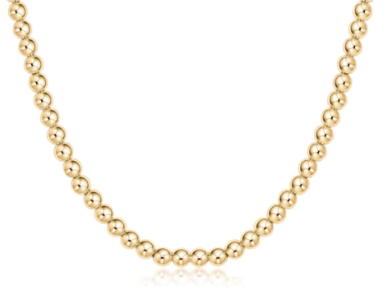 enewton Choker Classic Gold Bead Necklace